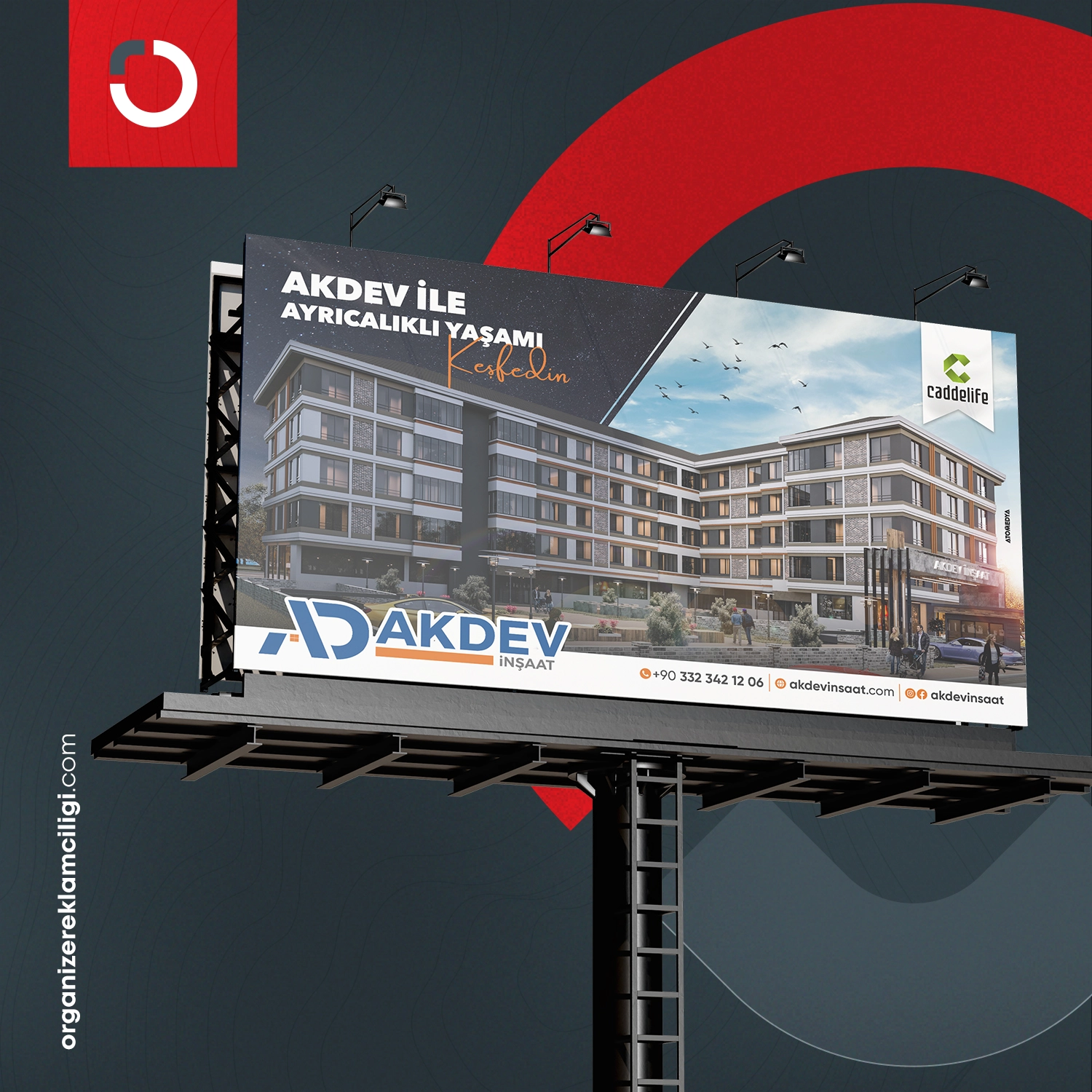 Akdev İnşaat Bilboard