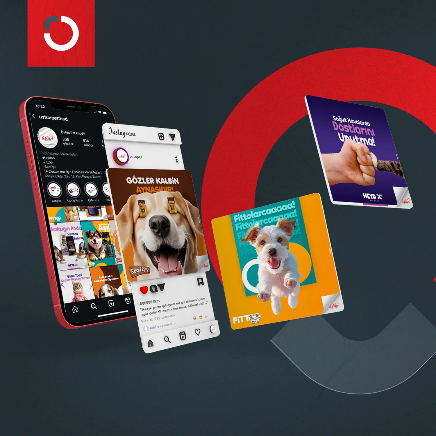 Üstün Pet Food Sosyal Medya